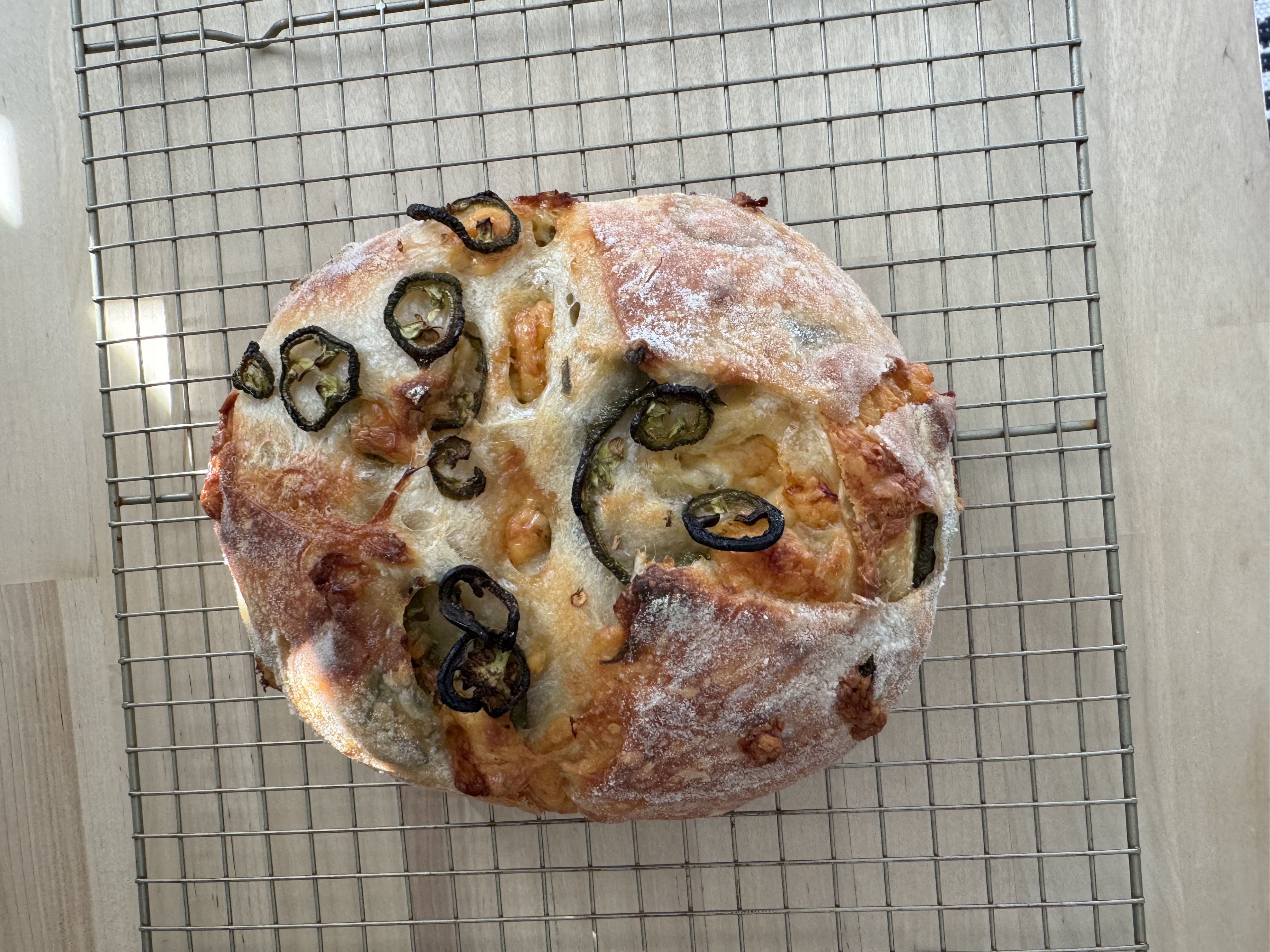 Second jalapeño cheddar loaf